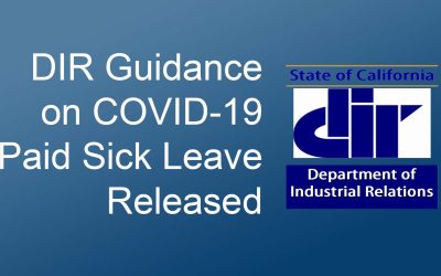 DIR Release Additional Guidance on COVID Supplemental Paid Sick Leave